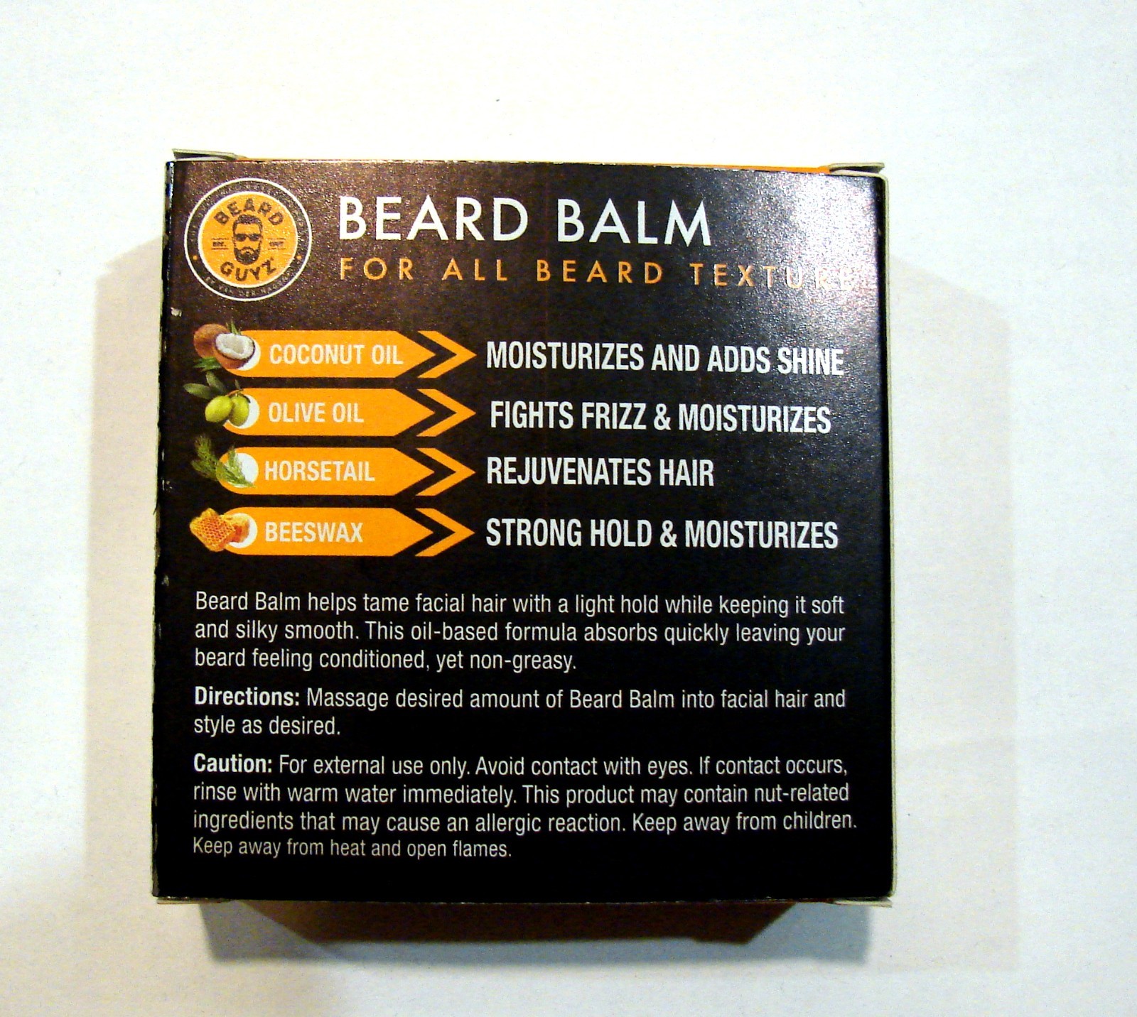 NEW BEARD GUYZ BEARD BALM MOISTURIZE FACIAL HAIR 3 oz. SOFTEN & TAME *LOT OF 2*