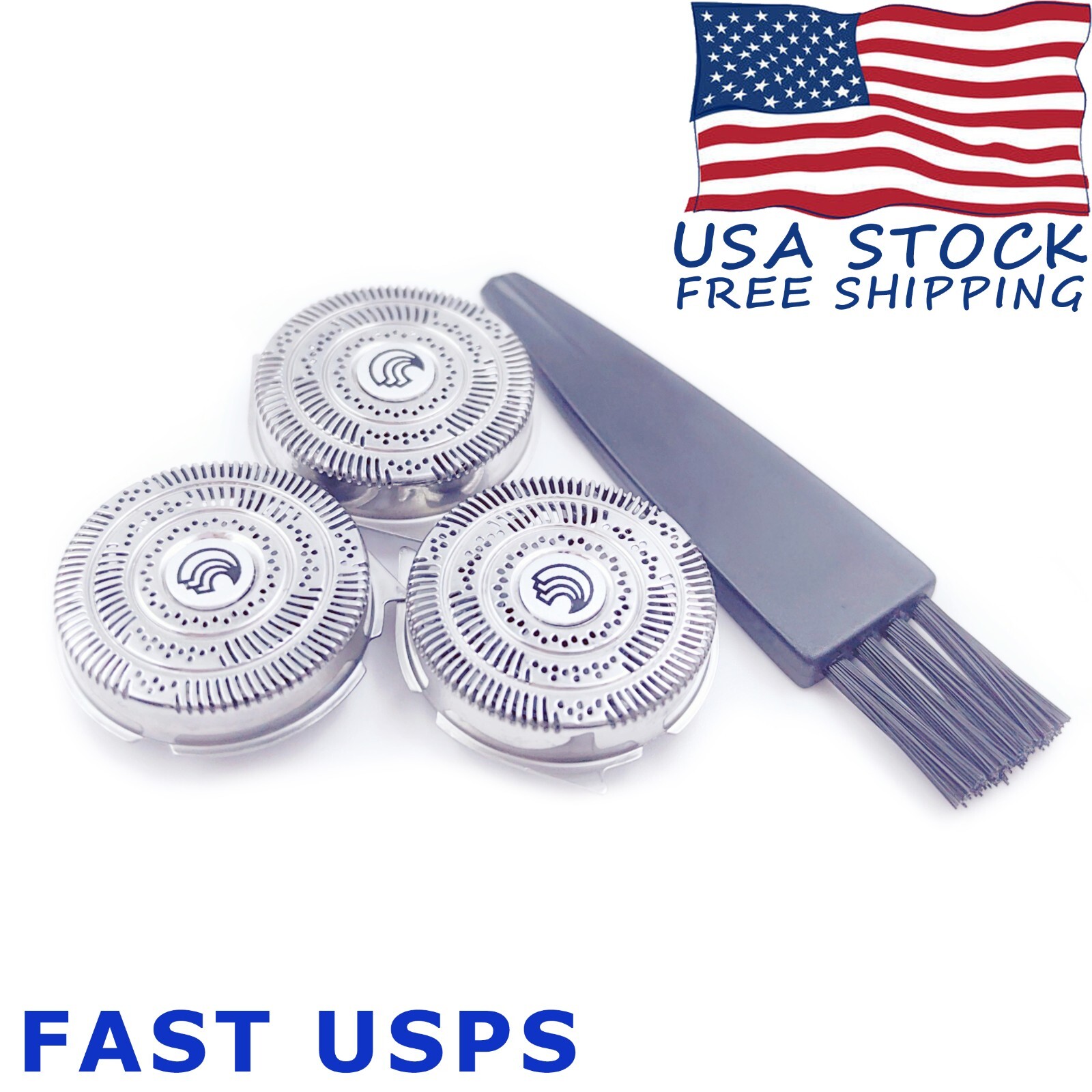 3pcs Replacement HQ9 Blades Head For Norelco SpeedXL Shaver 8240XL 8140XL 8150XL