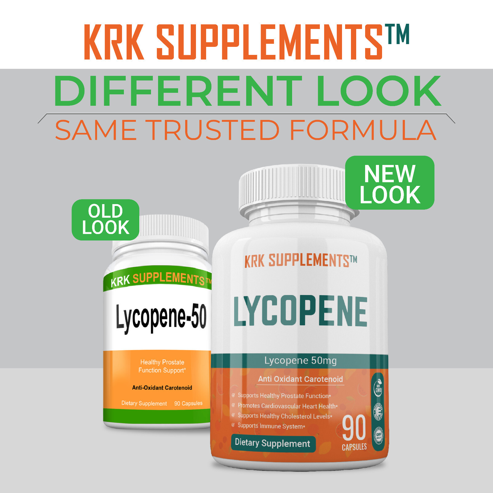 1 Bottle Lycopene 50mg Prostate Support Health Supplement
