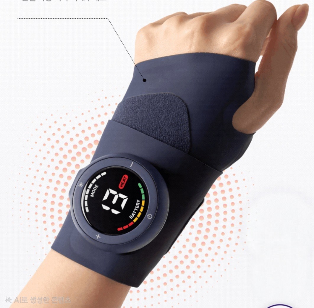 PULIO Skinfit Wrist EMS Band, 8-Step EMS Program, 3-Step Intensive Heat Care