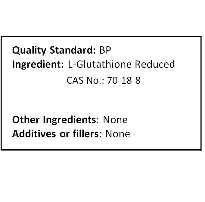 NuSci L-Glutathione Powder Pure Reduced Form 227g (8.0oz) antioxidant