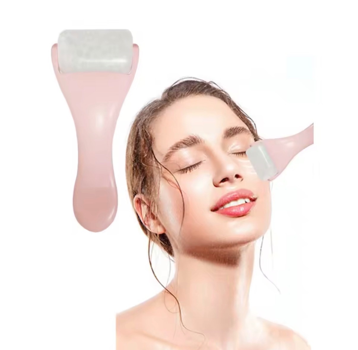 Ice Roller for Face & Eye Puffiness Cooling Face Massager Skincare Beauty Tool