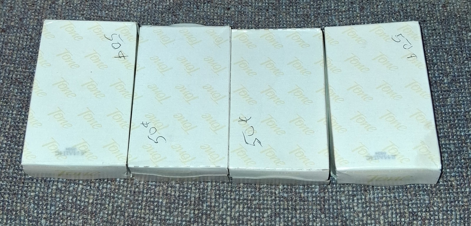 4 TONE Bar Soap – Unknown Scent- Larger 4.5 oz Bars – New ~ Dial Unopened Boxes