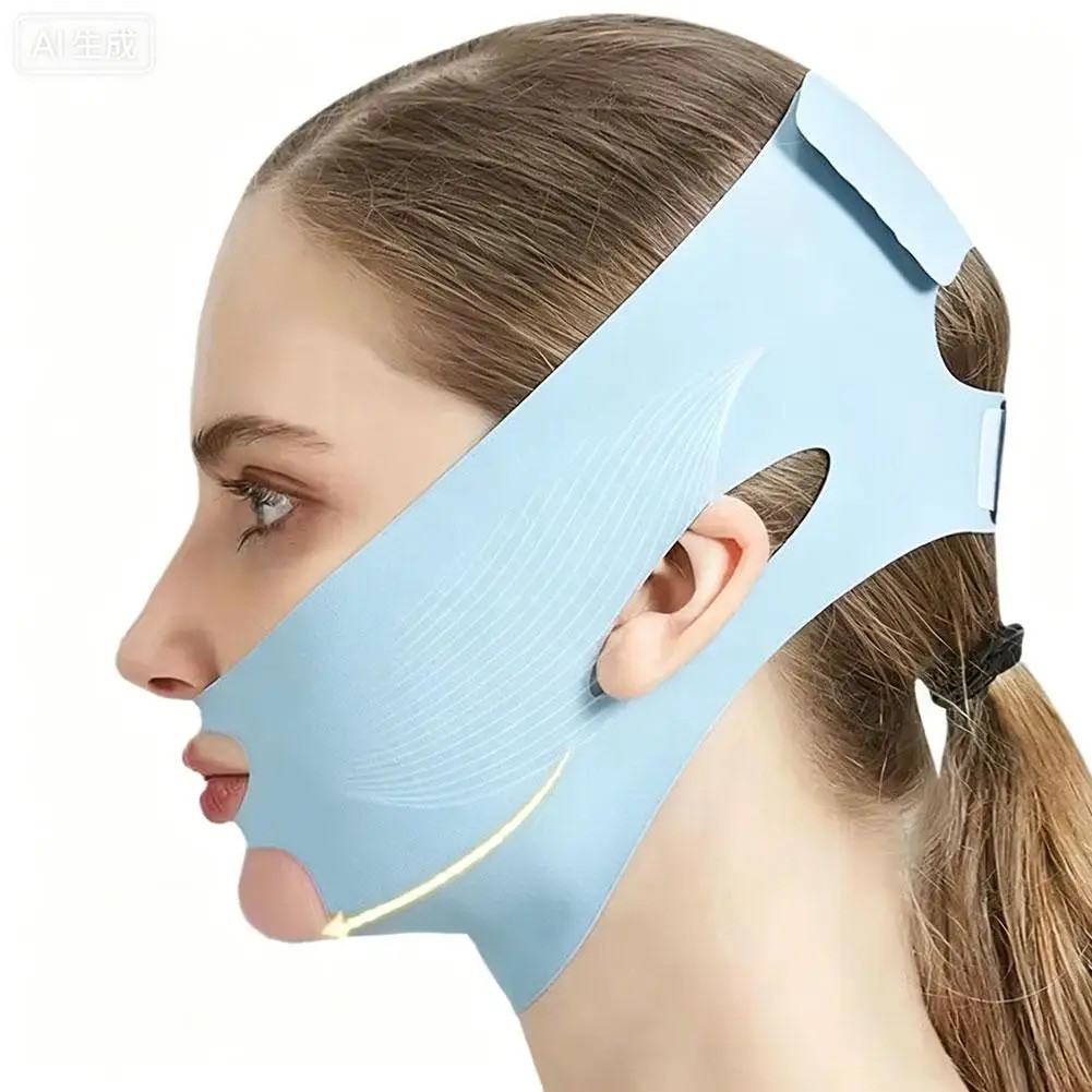 Reusable V Line Lifting Mask Beauty Tool Breathable Adjustable Facial Slimming S