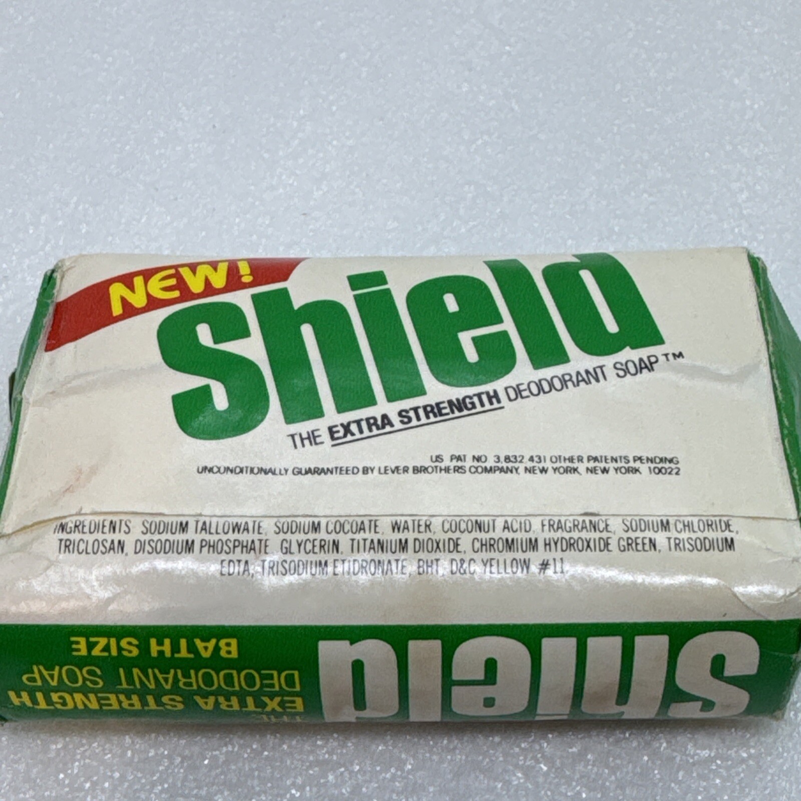 Vintage Lot Of 5 SHIELD Bars Of Deodorant Soap Assorted Sizes Years