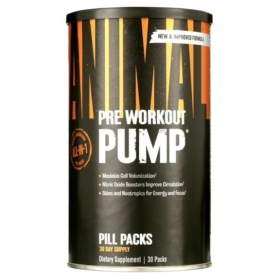 Universal Nutrition Animal Pump – 30 Packs – Preworkout Volumizing Stack – NEW!!