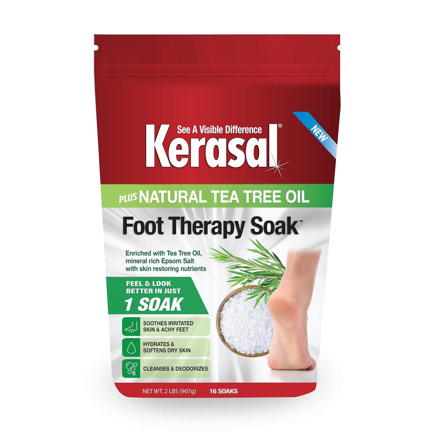 Kerasal Foot Therapy Soak 2 lbs for Achy Tired Feet