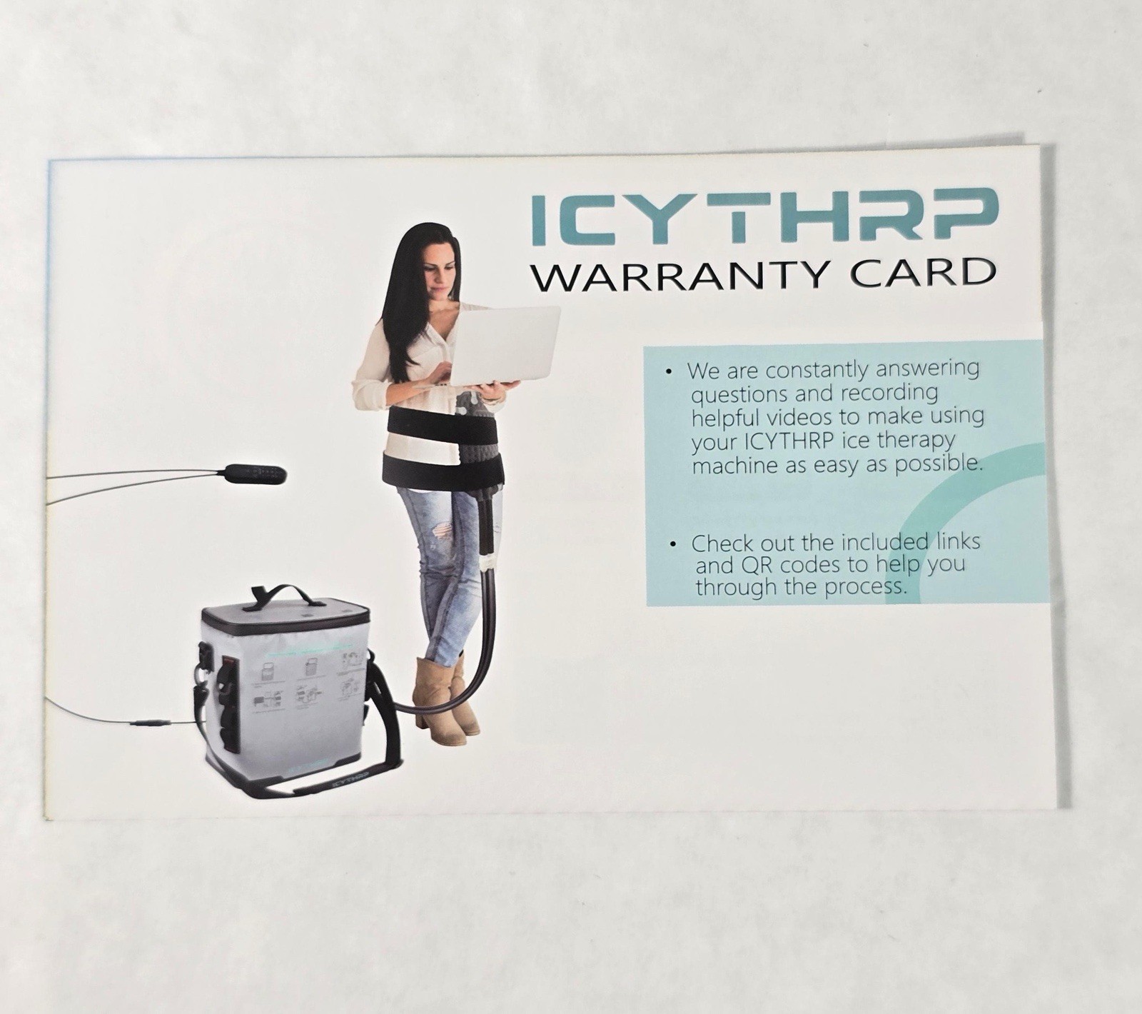 ICYTHRP IC07 Cold Therapy System Ice Machine Hip Knee Back Pain Relief Timer