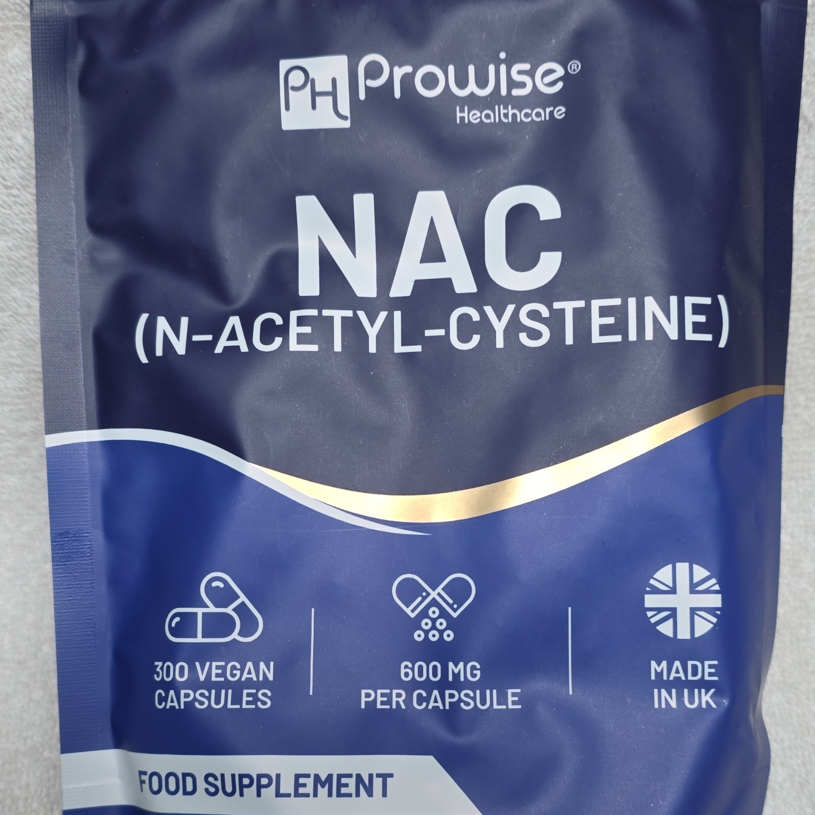 Prowise Healthcare NAC N-Acetyl-Cysteine 600mg Vegan Capsules 300 Count