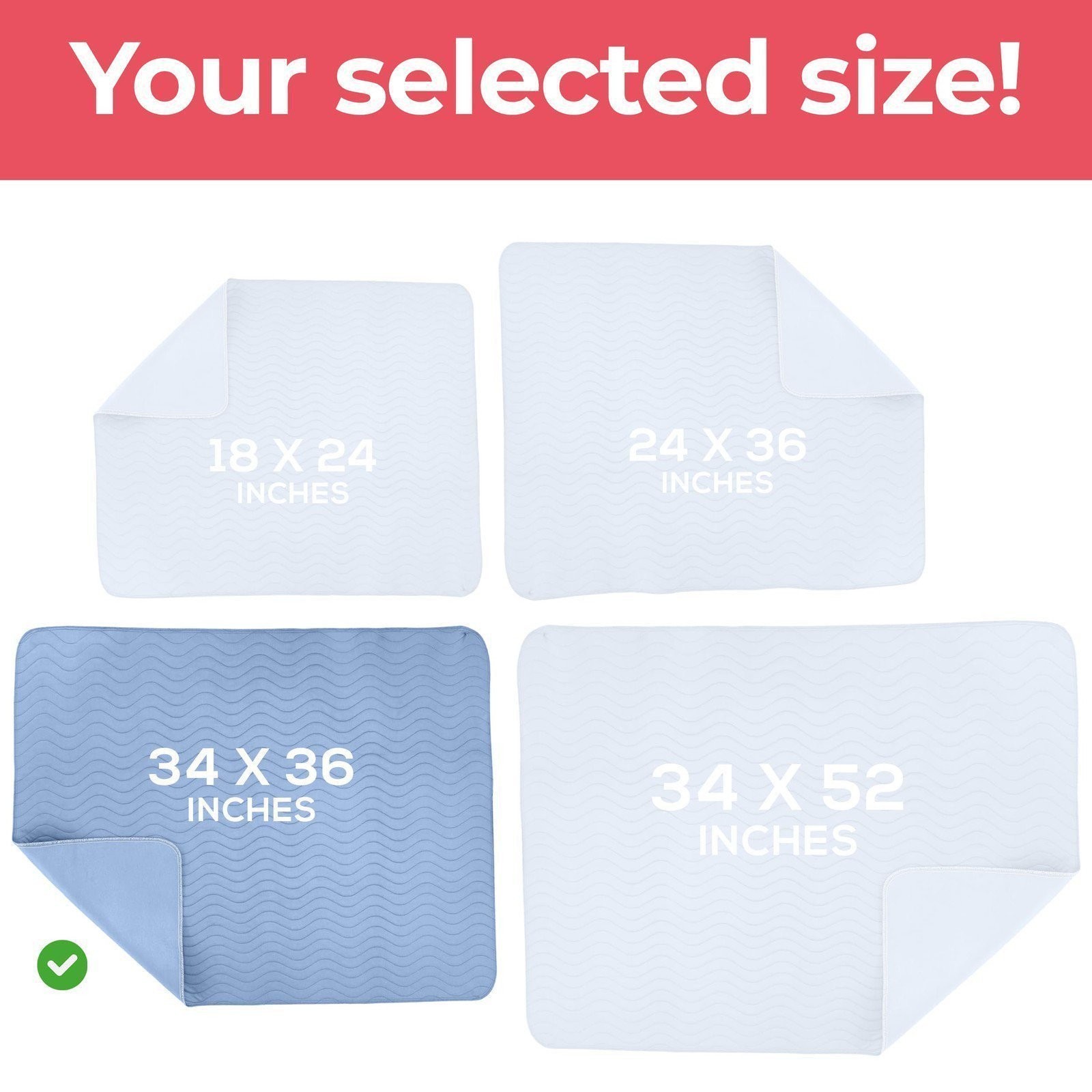 Utopia Bedding Waterproof Incontinence Bed Pads 34 x 36 Inches (Pack of 40,…