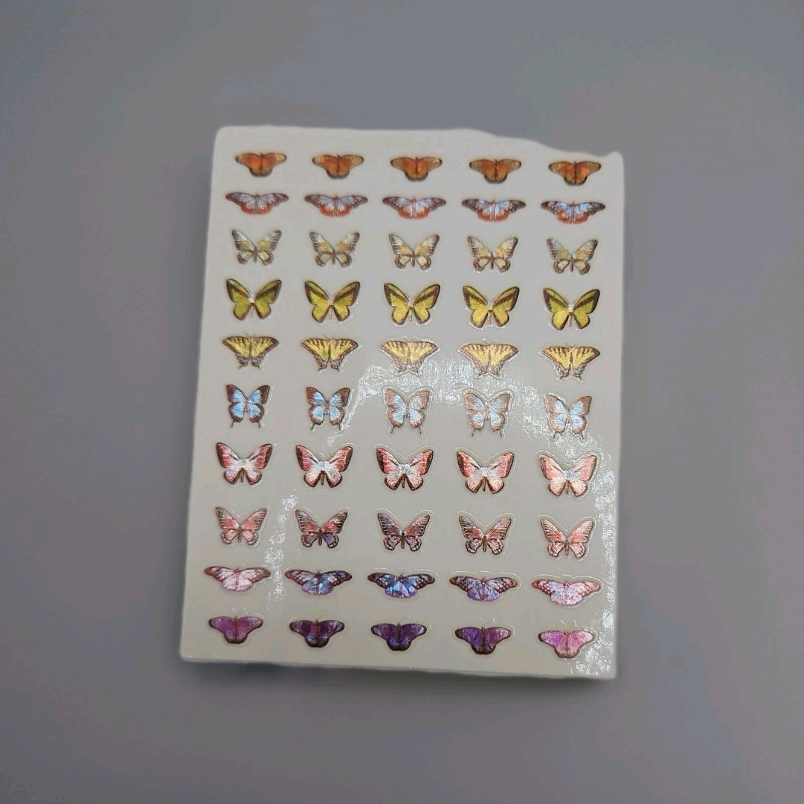 3D Butterfly Nail Stickers Designs Decor Waterproof Decal For Art & More 9 Sheet