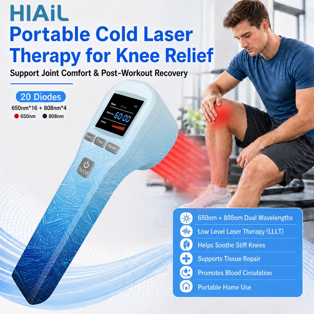 4x808nm+16x650nm Cold Laser Therapy Low Level Red Light Treatment Pain Relief
