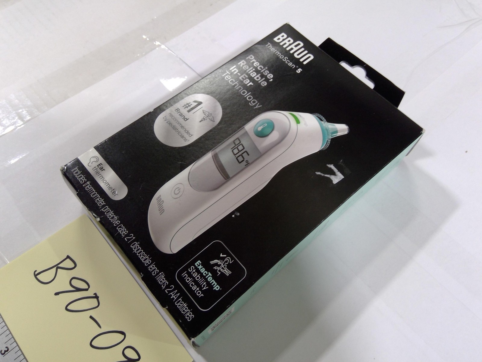 Braun ThermoScan 5 Ear Thermometer Digital Infrared In Ear White Baby New