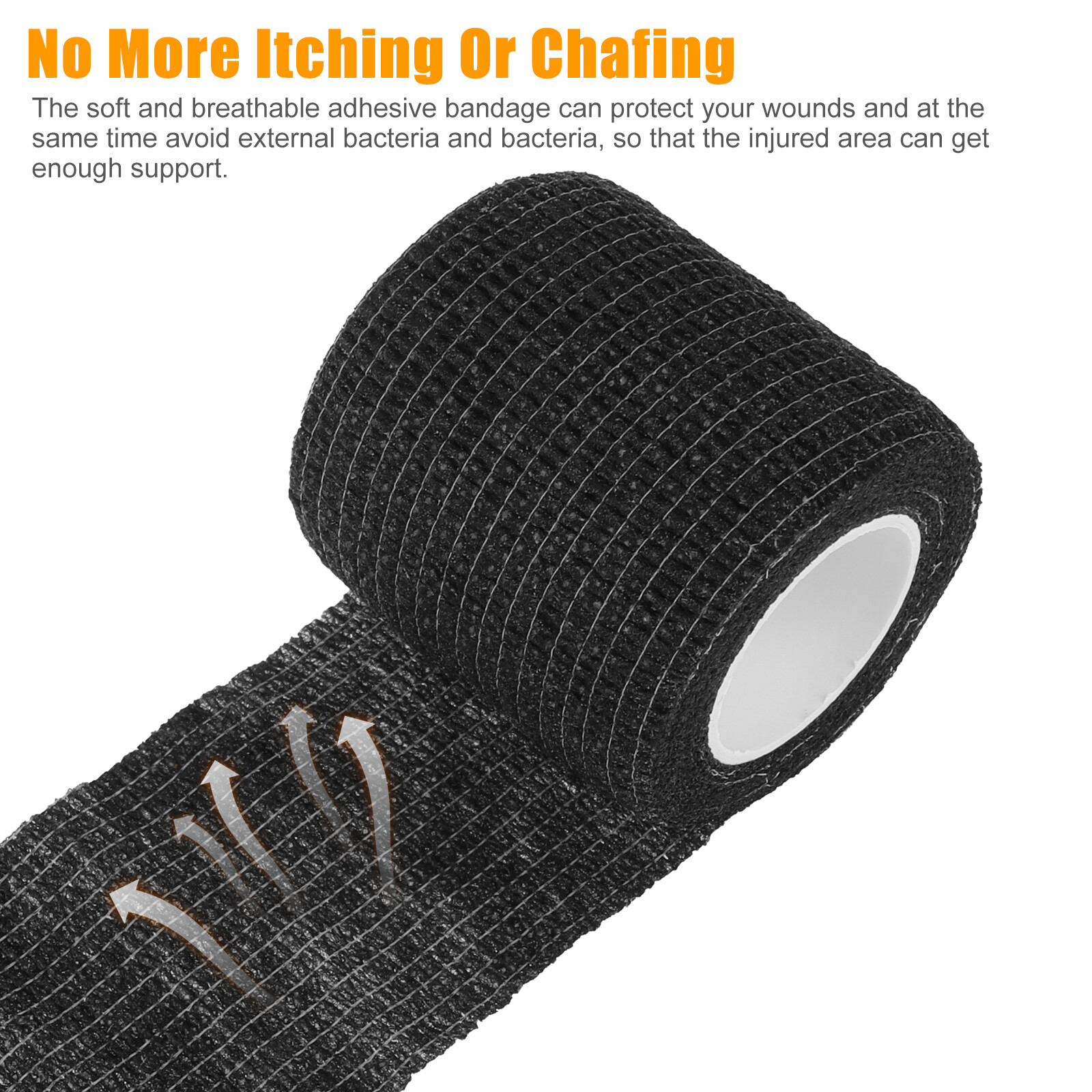 24 Rolls Tattoo Grip Wrap, Self Adhesive Cohesive Bandage Elastic Sports Tape