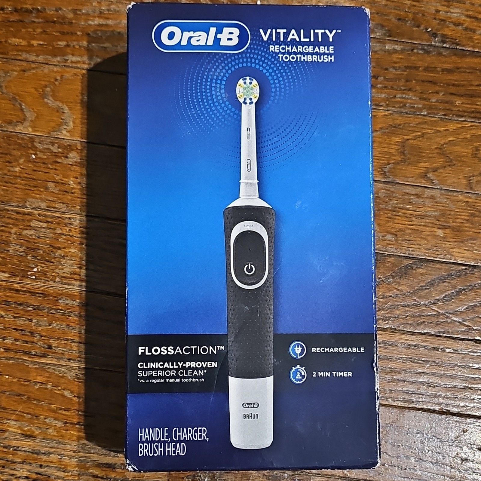 Oral-B Vitality FlossAction Oscillating Electric Toothbrush Rechargeable Timer
