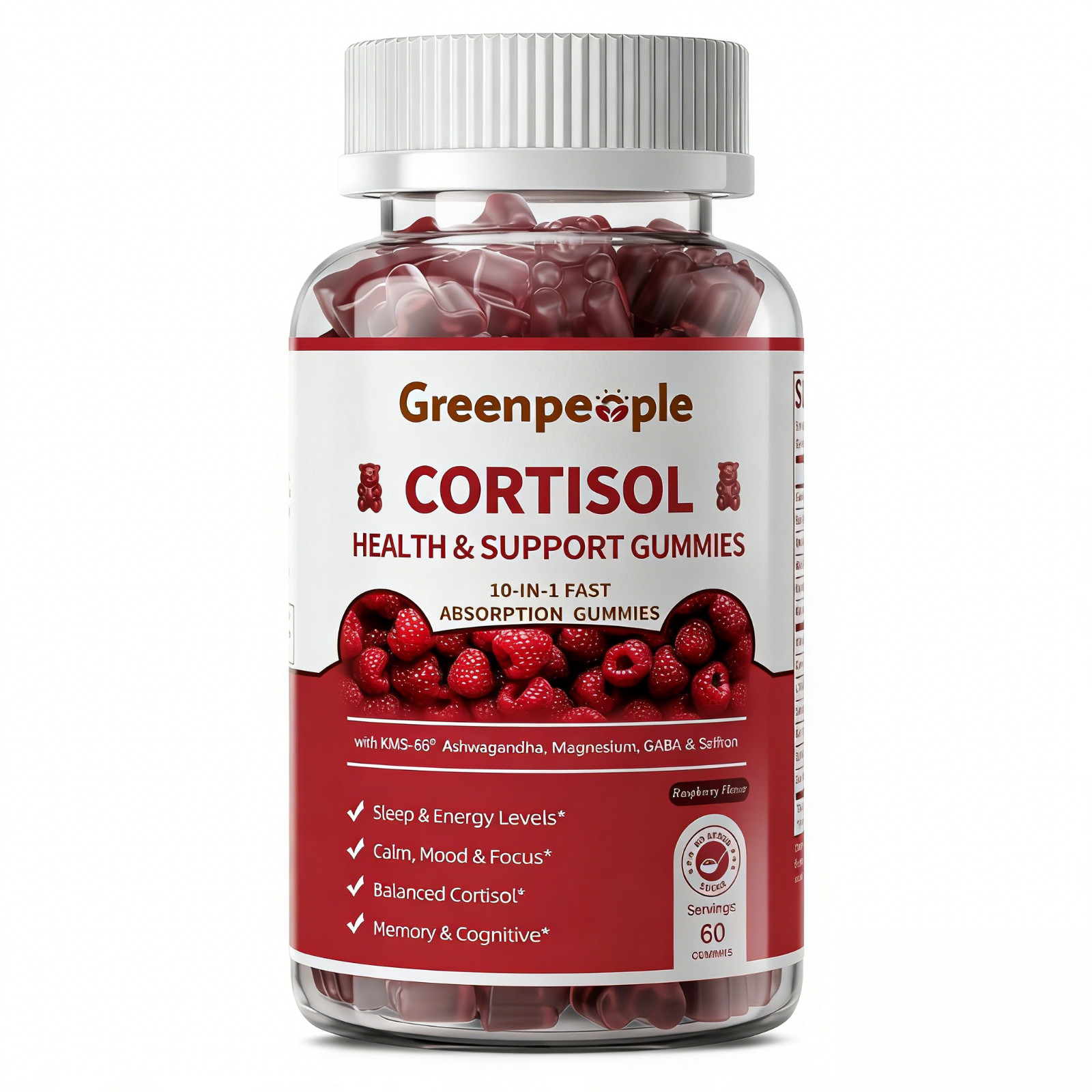 Cortisol Supplements for Women & Men 15-in-1 Cortisol Reducer Detox Manager