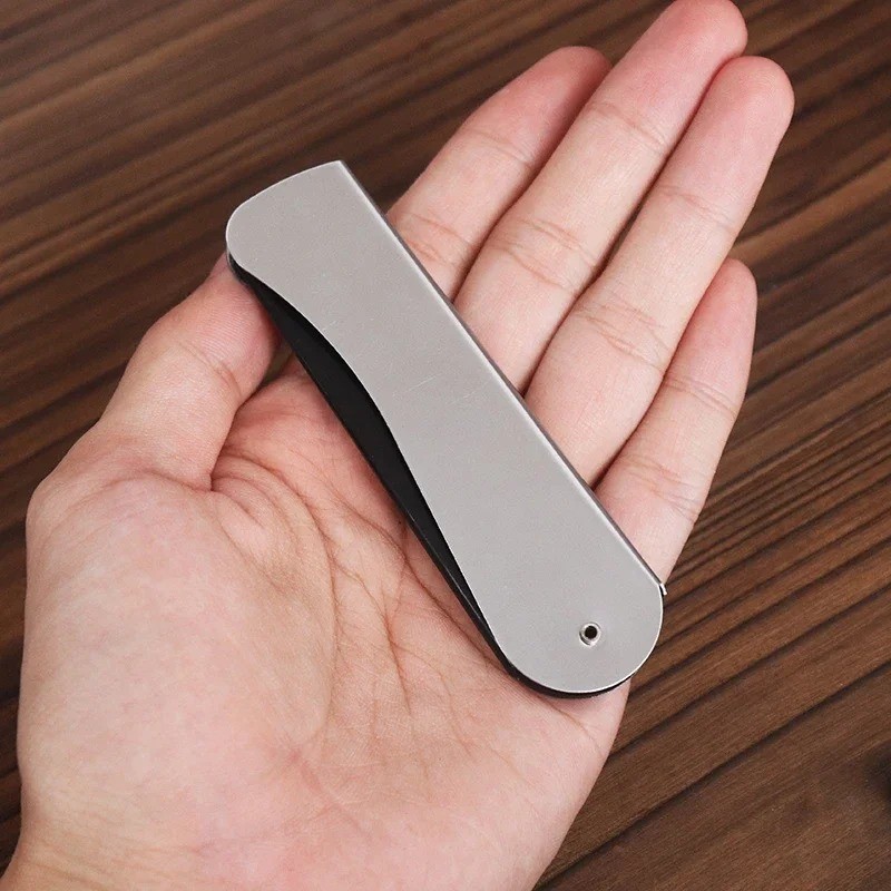 1 Pcs Folding Pocket Combs for Men – Stainless Steel Fine Tooth Hair Beard Combs