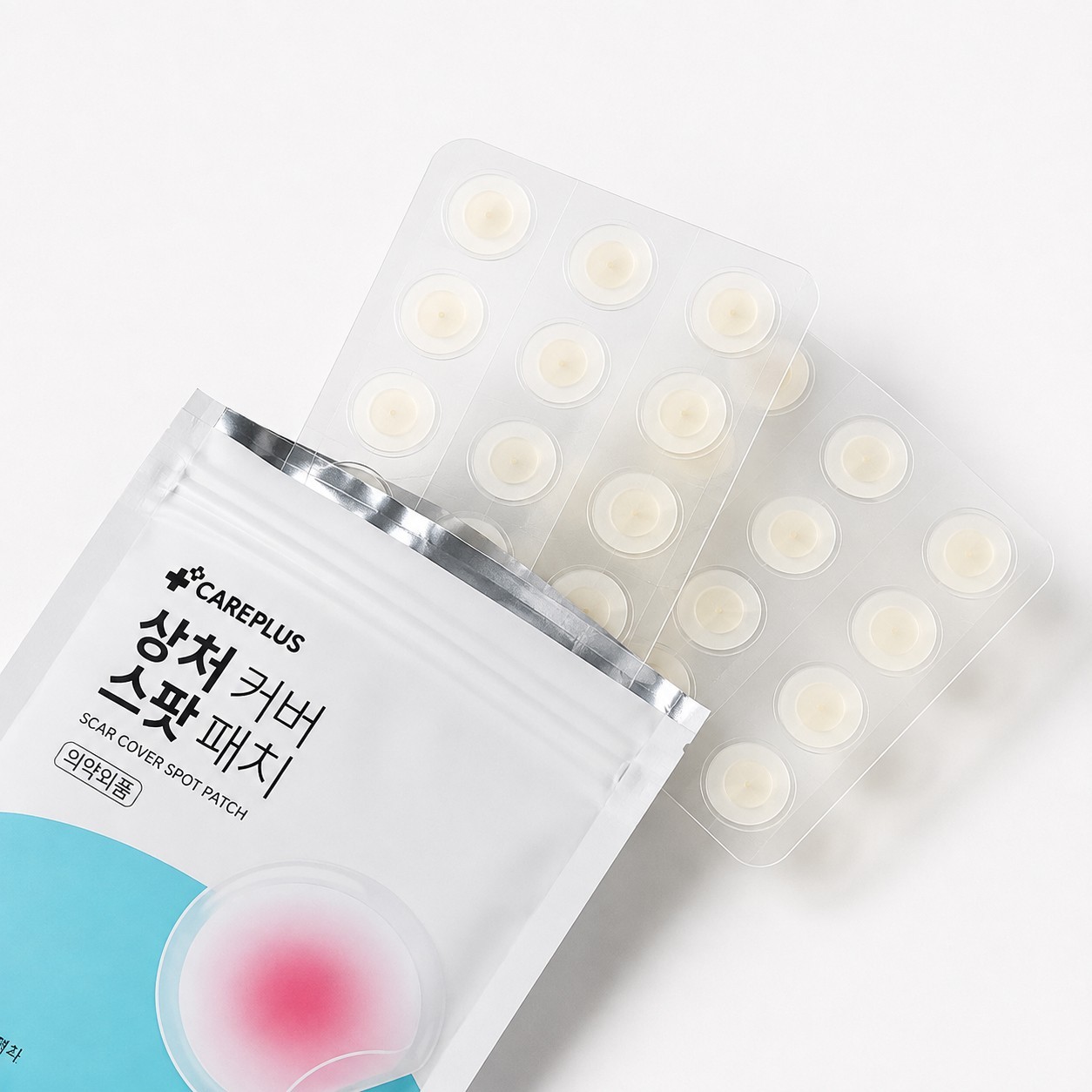 CAREPLUS Genuine Scar Cover Spot Patch 102pcs Hydrocolloid Acne Patch K-Beauty