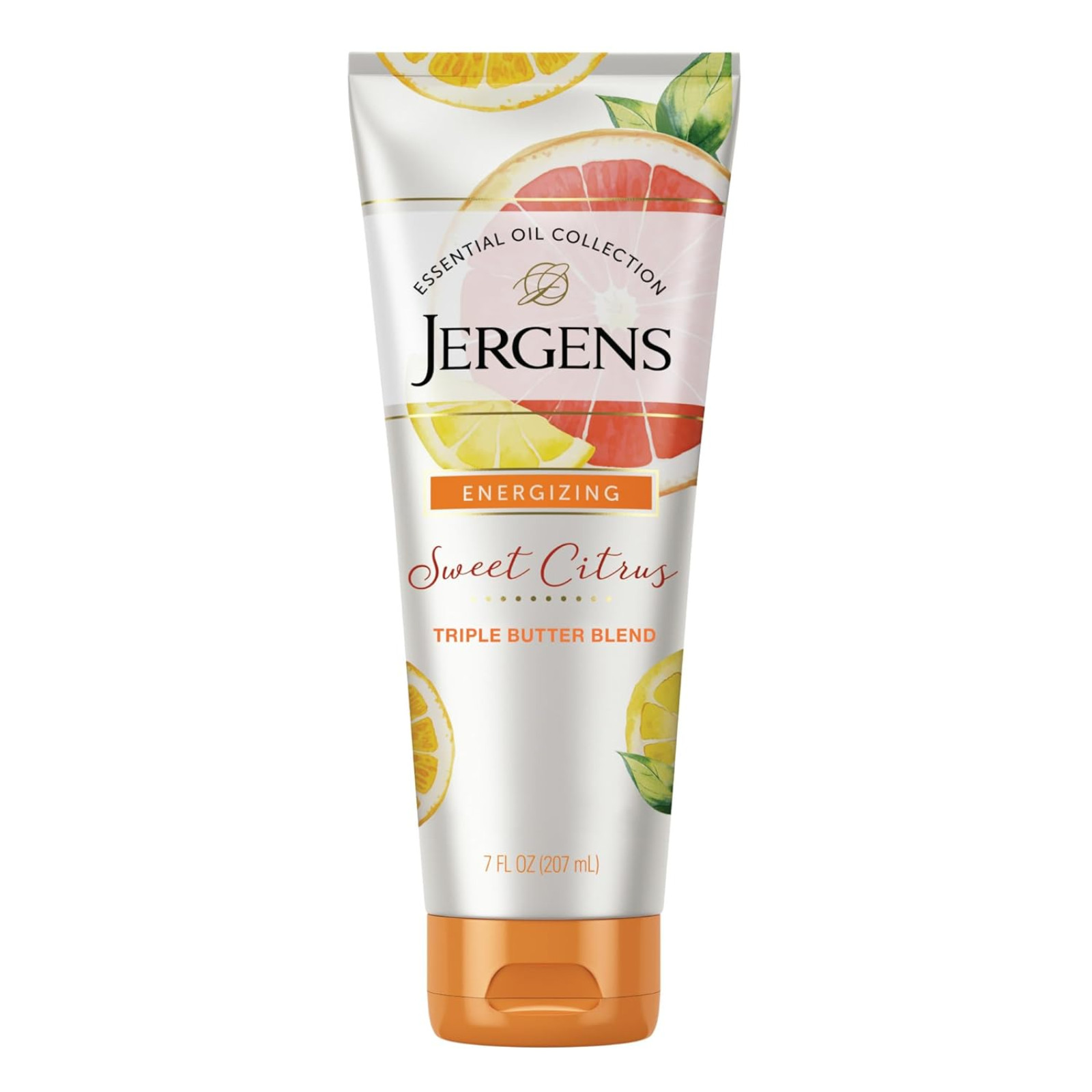 Jergens Sweet Citrus Body Butter 7oz Hand & Body Lotion with Essential Oil
