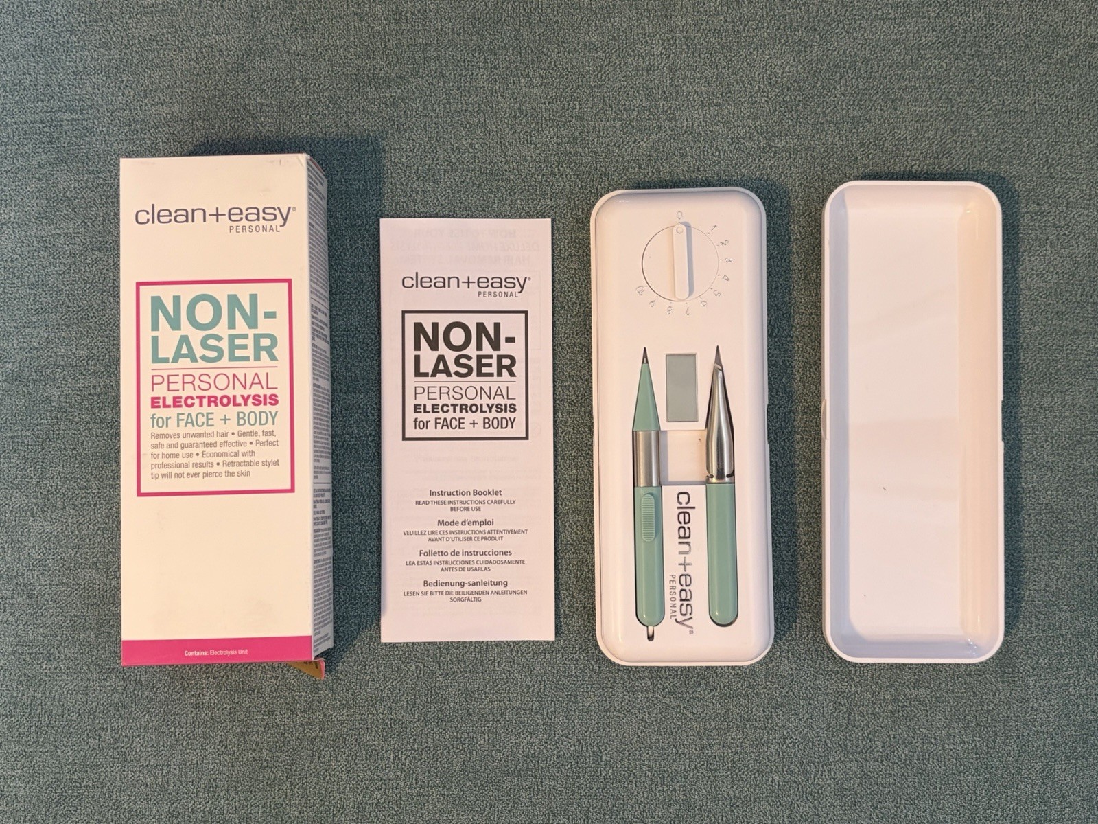 Clean Easy Non-Laser Personal Electrolysis Device