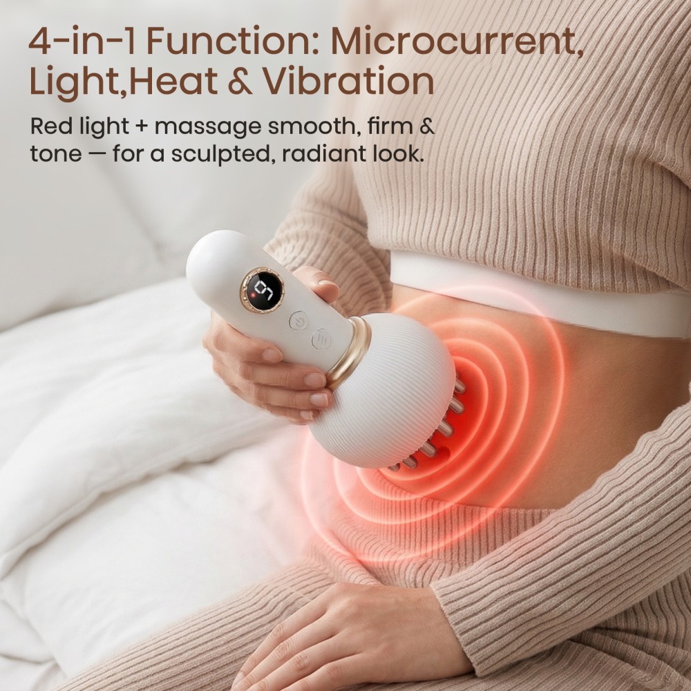 Lymphatic Drainage Massager Anti Cellulite Massage Tool Reduce Stretch Marks
