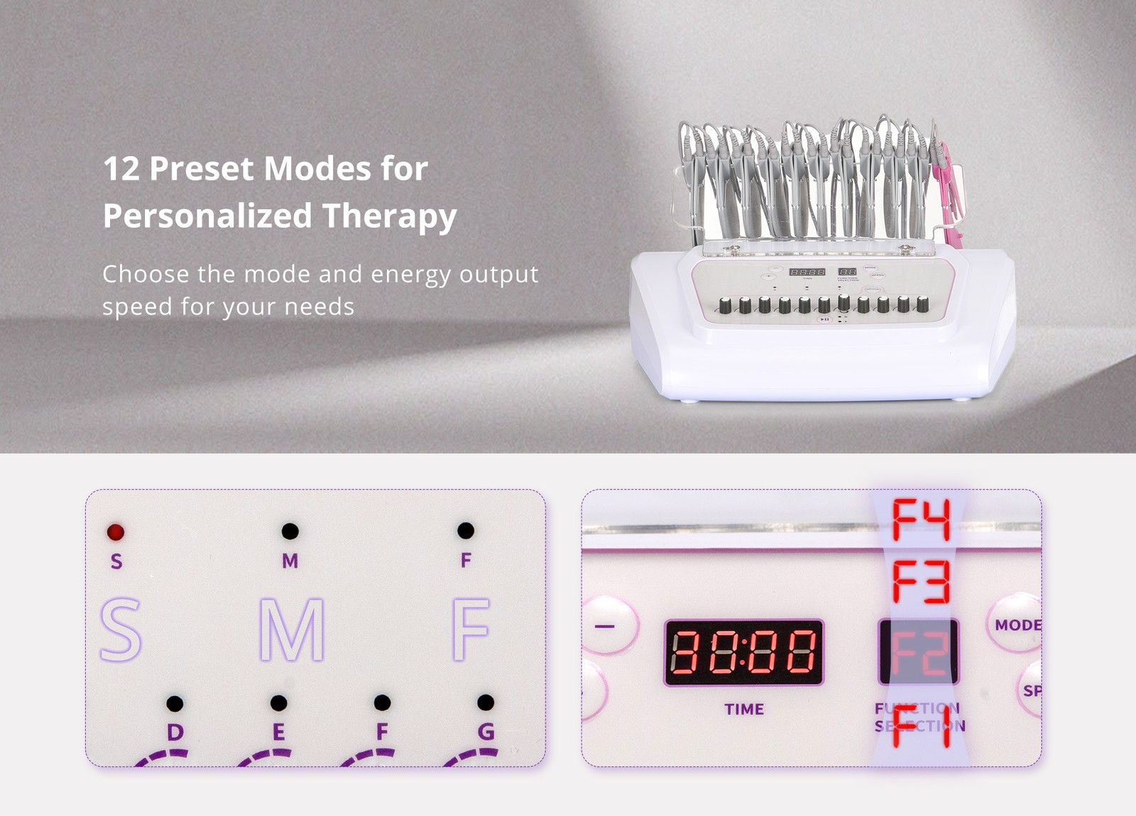 2in1 BIO Micro-&current Muscle Stimulation Machine Body Relaxing Massager Home