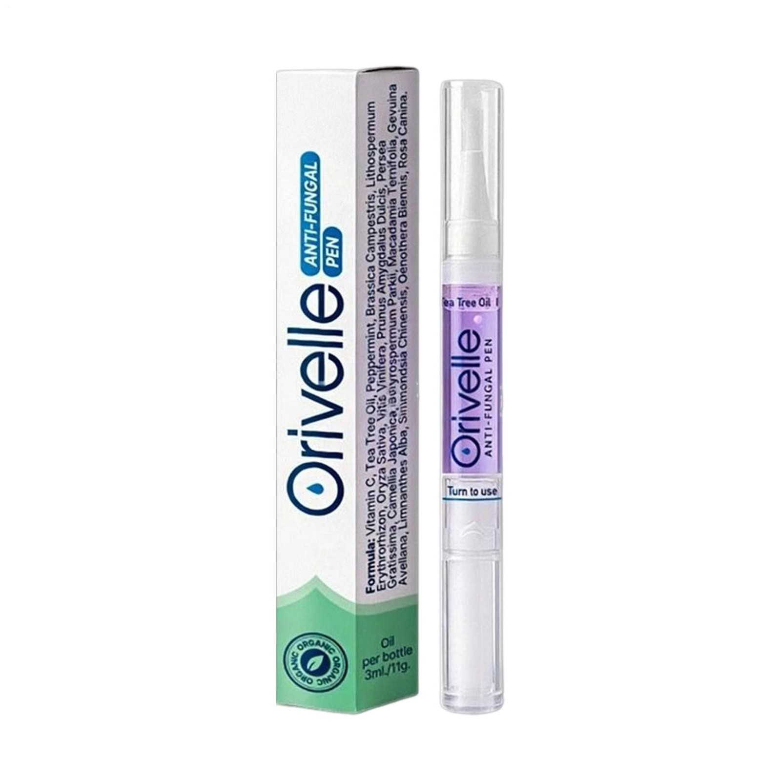 Orivelle Anti Pen, Clear Anti Fungal Pen, Anti Fungal Nail 3ml*3PCS