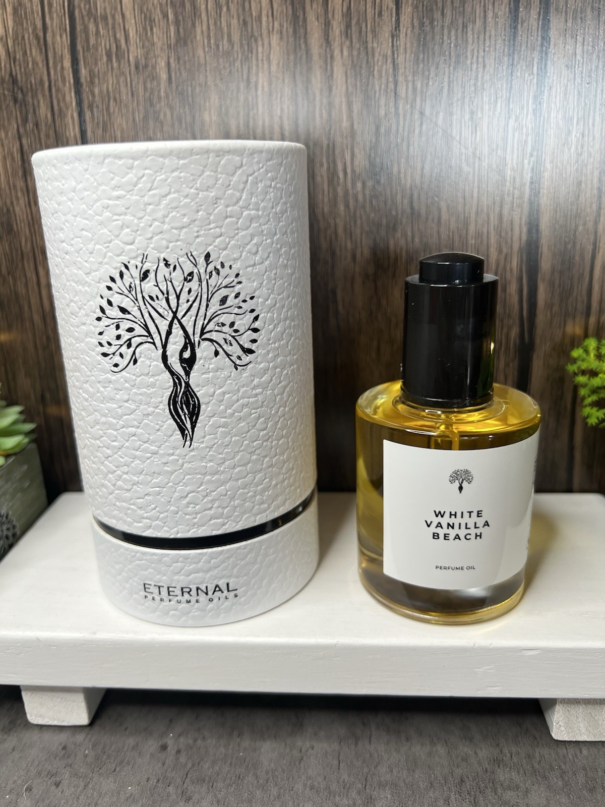 Eternal Perfume Oils White Vanilla Beach Perfume Oil, Regular Size 2 fl oz