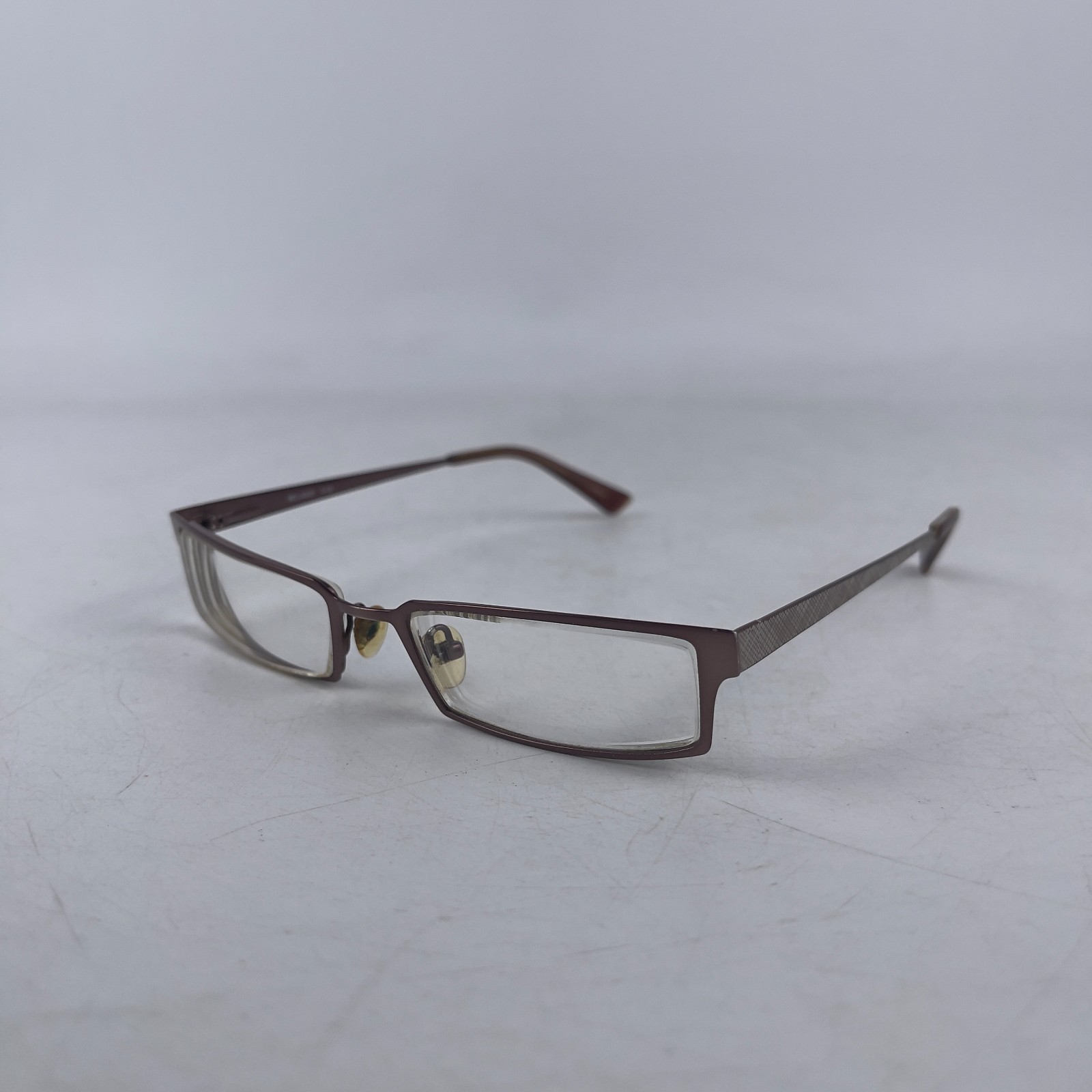 Bellagio B396 Unisex Adults Eyeglasses Frame Brown Rectangle Full Rim 50-15-135