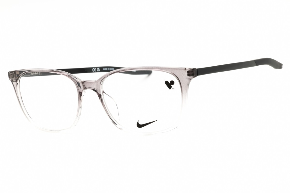 Nike NIKE 7283 035 Dark Grey/Clear Fade 52mm Eyeglasses New Authentic