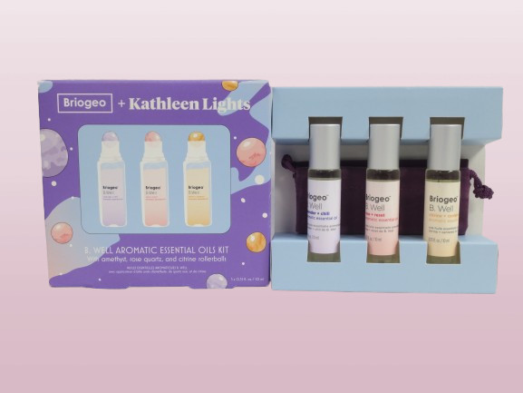 BRIOGEO + KATHLEEN LIGHTS B. WELL AROMATIC ESSENTIAL OILS KIT BOXED