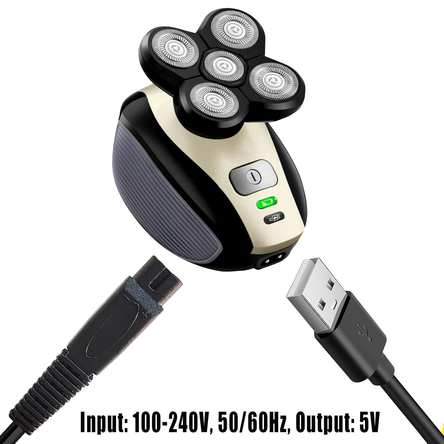 5V USB Charging Cable Compatible with Freebird Head Shaver Kit, Electric Razor
