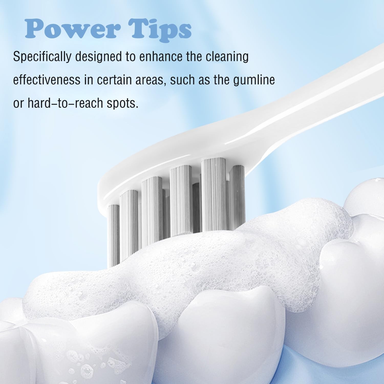 6 Pack Brush Heads with Oclean Toothbrush Heads for Oclean Spark, Flow, X , X…