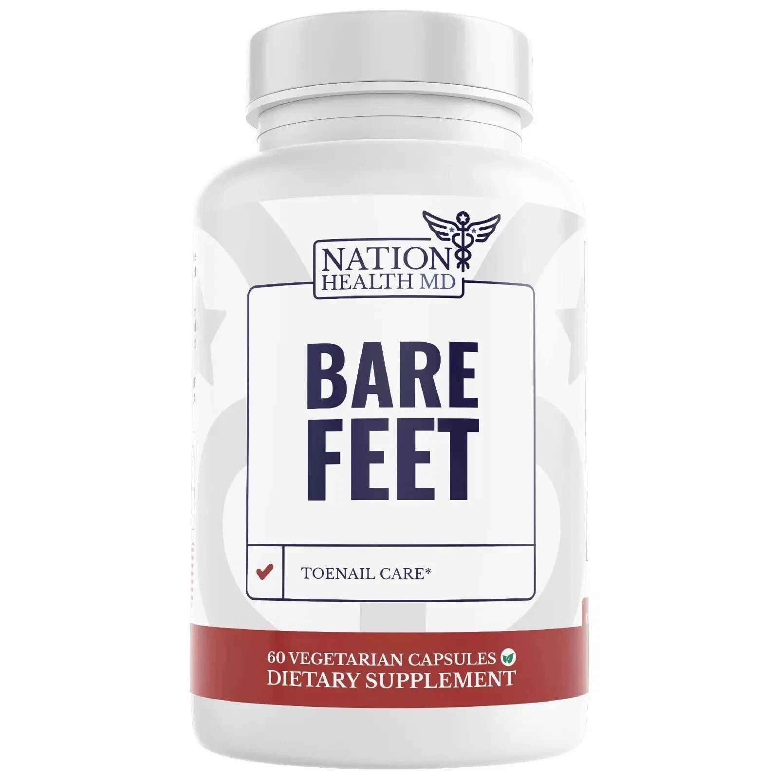Nation Health MD BARE FEET Advanced Fungus Eliminator & Toenail Fungus Pack of 2