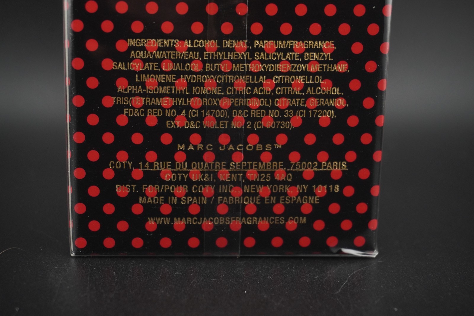 Dot By Marc Jacobs Eau De Parfum Spray 3.3oz (NEW) Wrapper