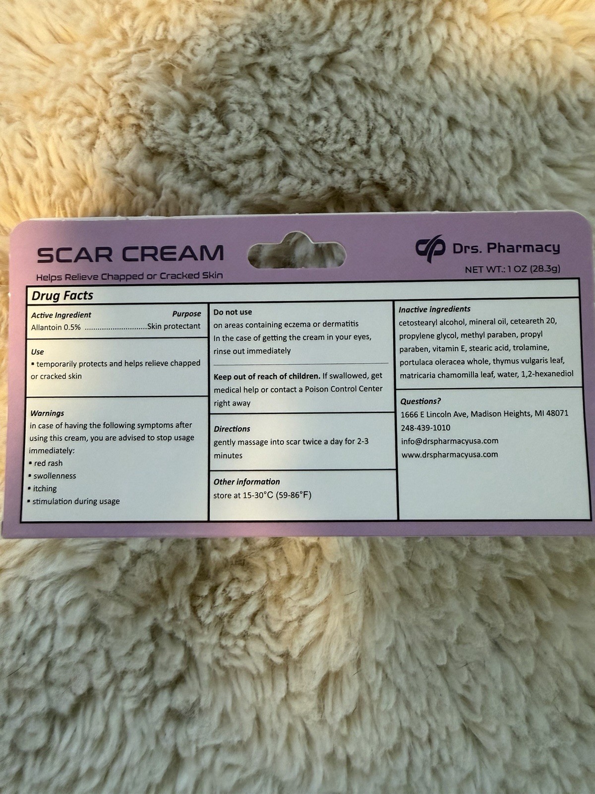 Drs Pharmacy Scar Cream 3 pack