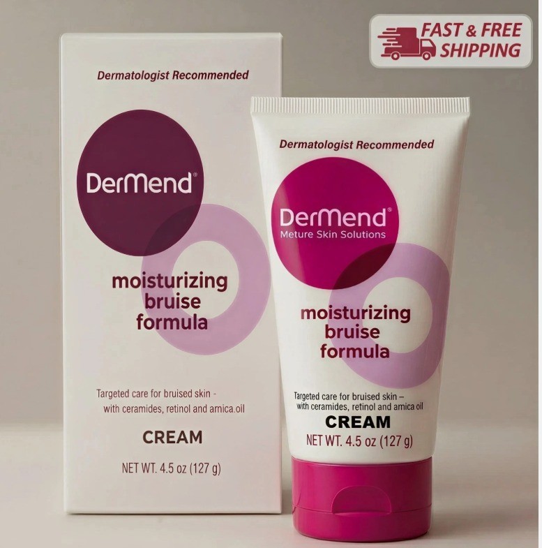 2-PACK Dermend Moisturizing Bruise Formula 4.5 fl. oz. Cream Factory Sealed !!
