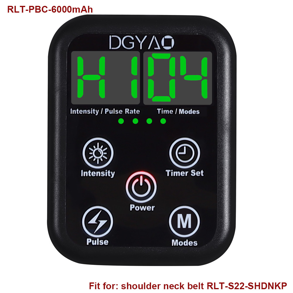 DGYAO Rechargeable Battery Controller for Cordless Red Light Therapy Device