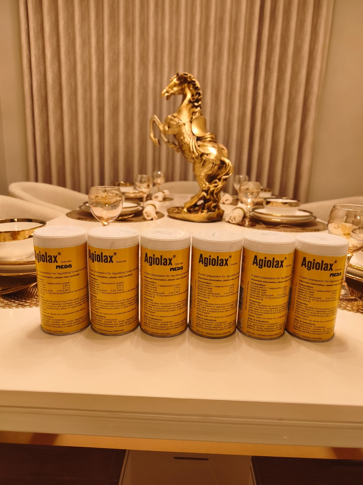6 PACK AGIOLAX Madaus Granules 250g Made in Germany -Express ship EXP 12.2027 🥇