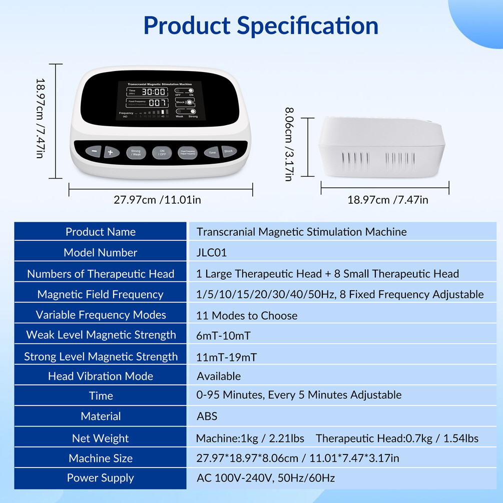 rTMS Transcranial Magnetic Stimulation Therapy Machine for Depression Stroke