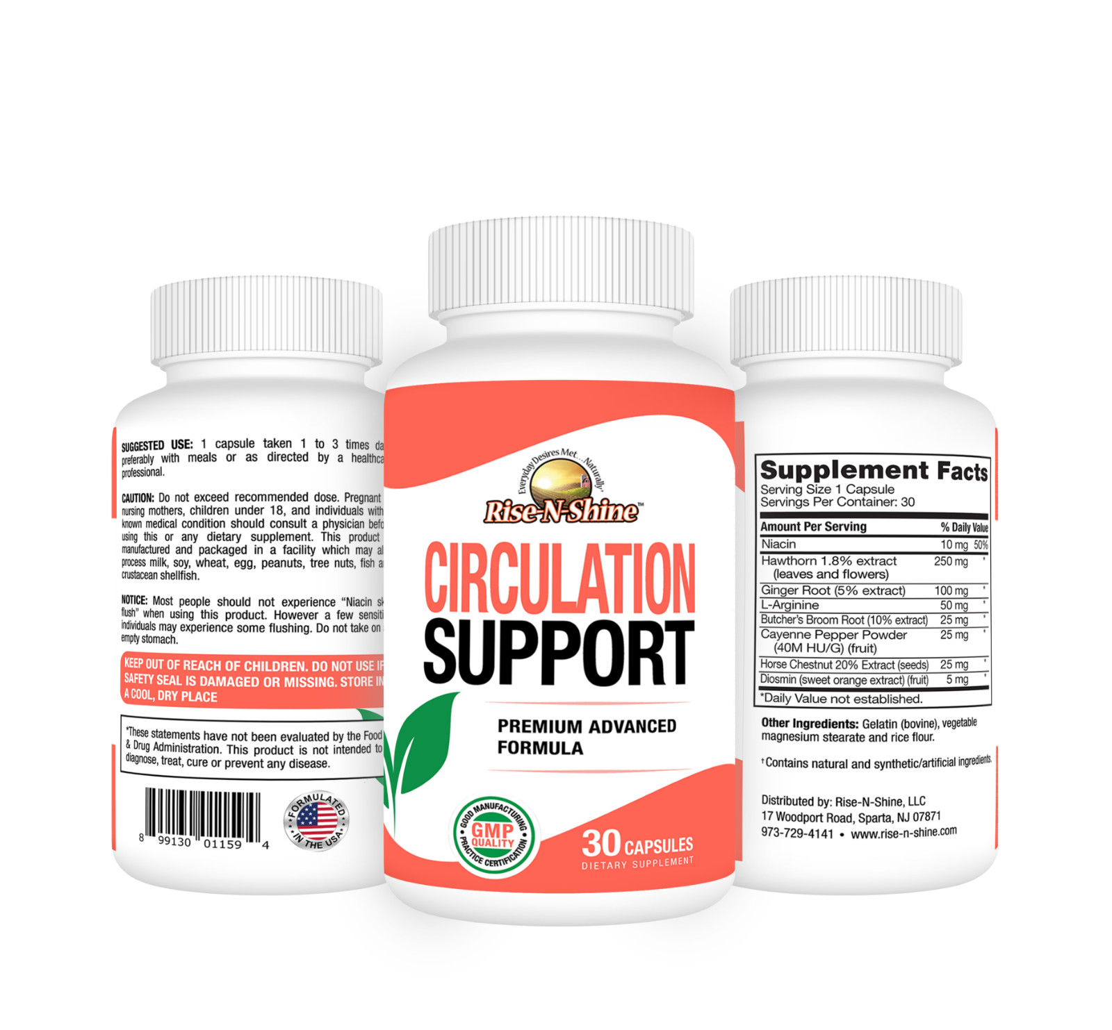 CIRCULATION SUPPORT – Vein & Blood Flow Support Supplement