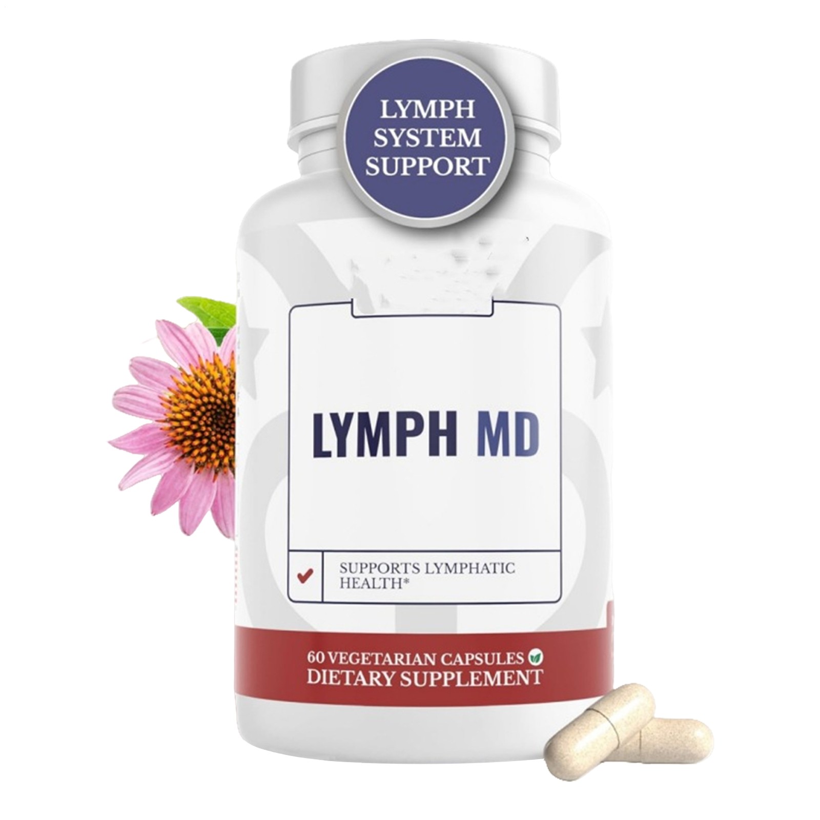 Lymph MD – Lymphatic System Supplement with 9 Botanicals. Men and Women – 60 cap
