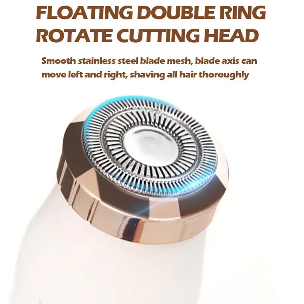 3 in 1 Multifunction USB Painless Shaver Portable Epilator Lady Hair Remover US