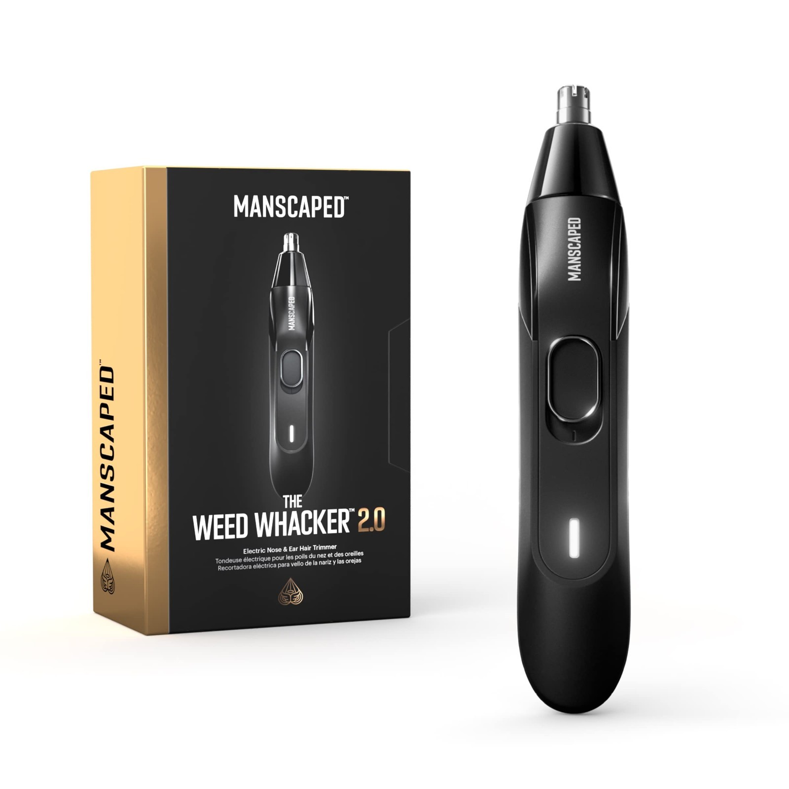 Electric Nose & Ear Hair Trimmer – 7,000 RPM, Rechargeable, Wet/Dry, Easy Clean