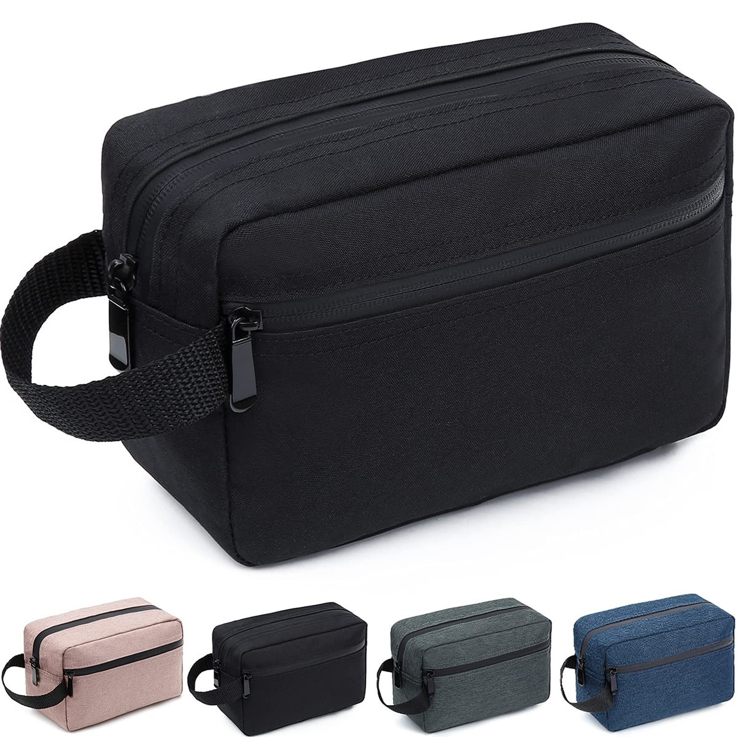 Travel Toiletry Bag for Women and Men, Water-resistant Shaving Bag for Toilet…