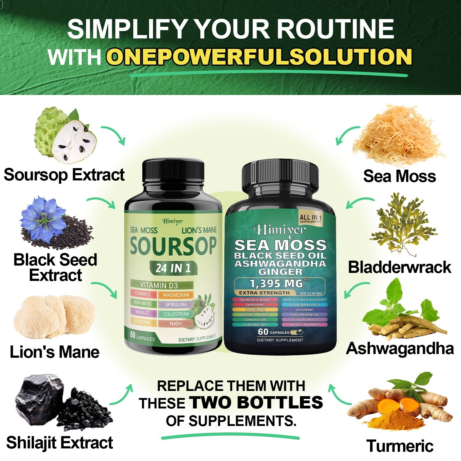 Soursop&Sea Moss Bundle – immune health, digestion, metabolic support