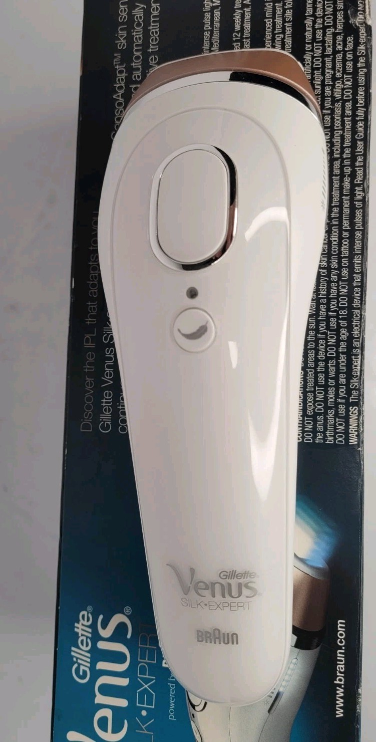 Gillette Venus Silk Expert Braun IPL Laser Body Hair Removal – Used in Box