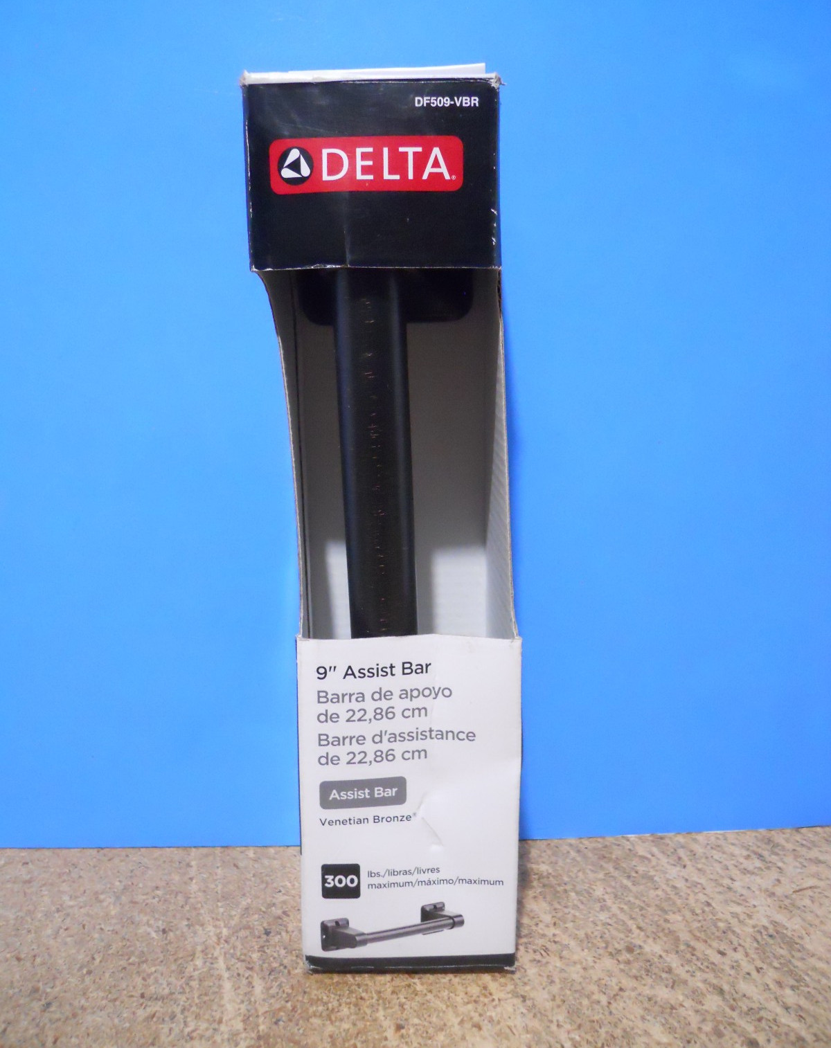 Delta 9″ Assist Bar Up to 300 lbs Venetian Bronze DF509-VBR