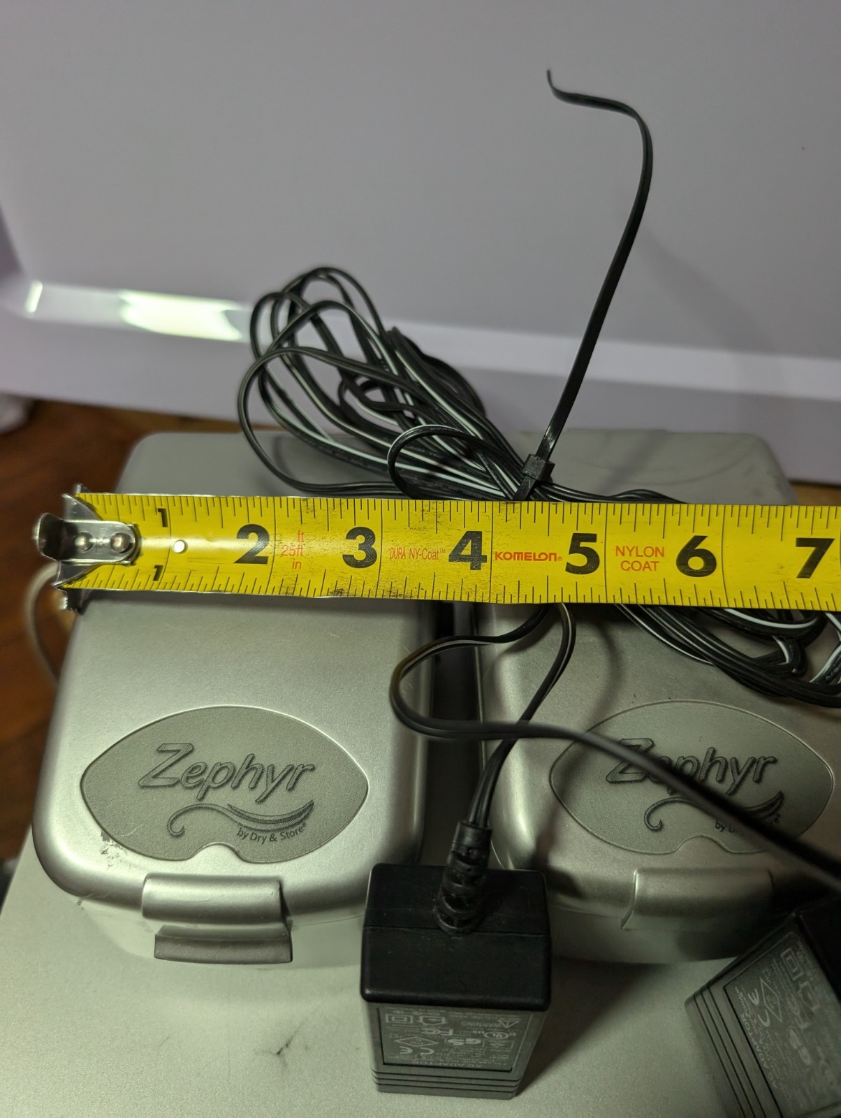 Two Zephyr by Dry & Store, an electronic dehumidifier