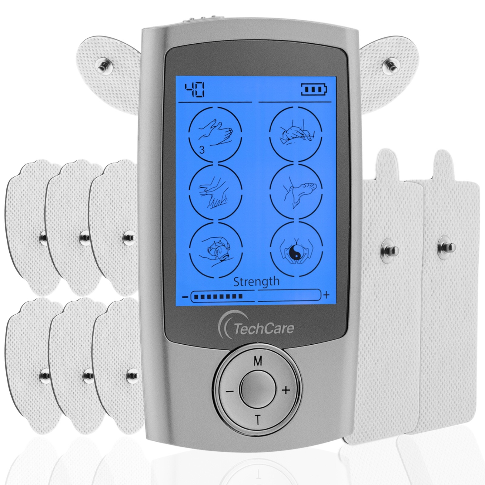 Tens Unit Muscle Stimulator 24 Modes Dual Channel Massager Comes with 10 Pads